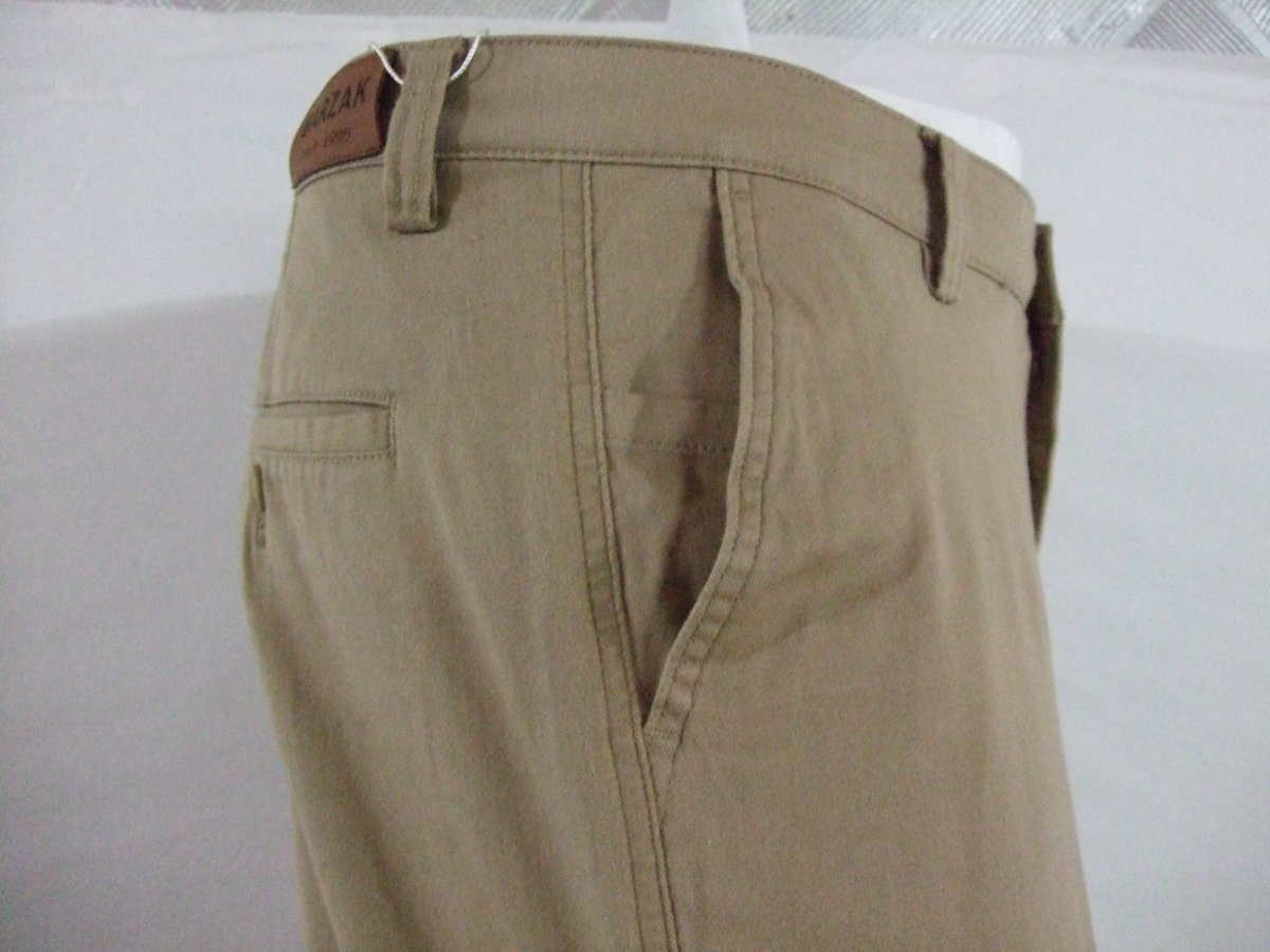 فريم مصر - Gabardine pants cotton NO-9902- khaki Brand BARZAK